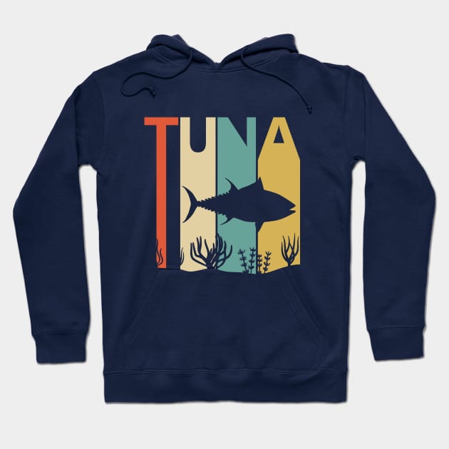 Vintage Tuna Fish Gift Hoodie by GWENT